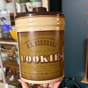 Kromex Cookie Tin or Canister